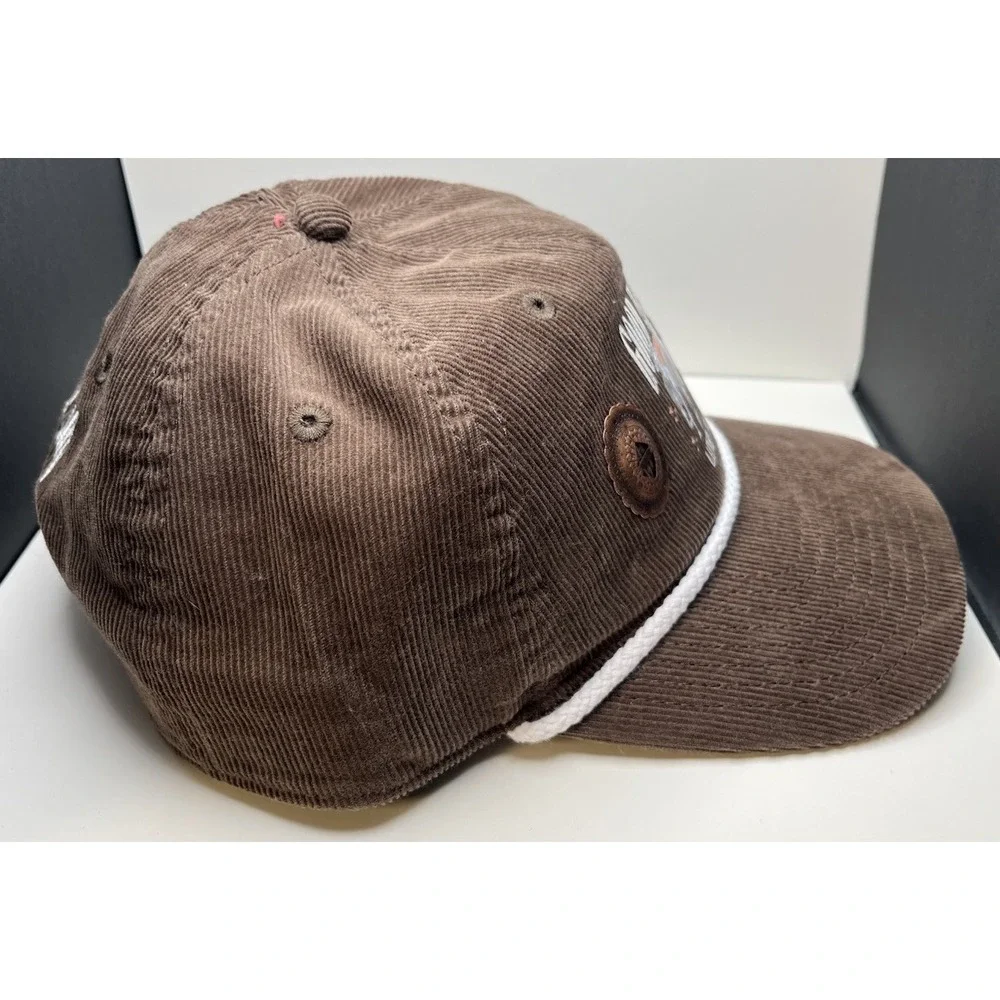 Lainey Wilson Hat Unisex‎ OSFM Brown Good Horses Corduroy Rope Concho